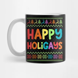 Gay Christmas  LGBT  Holigays Party Mug